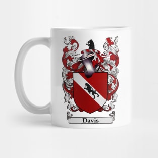 Davis Family Name Crest Mug